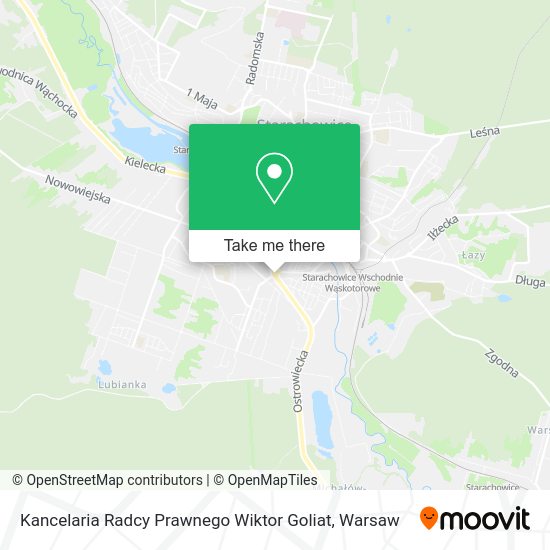 Kancelaria Radcy Prawnego Wiktor Goliat map