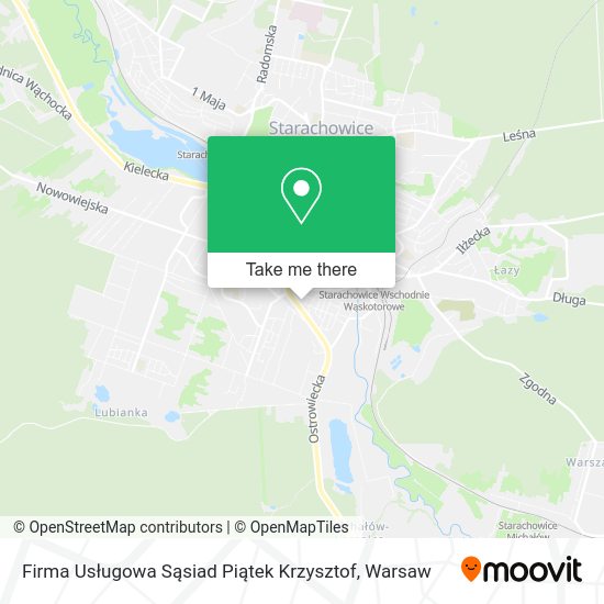 Firma Usługowa Sąsiad Piątek Krzysztof map