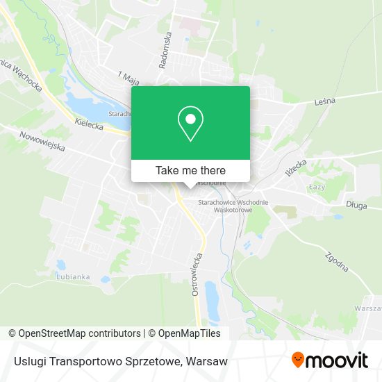 Uslugi Transportowo Sprzetowe map