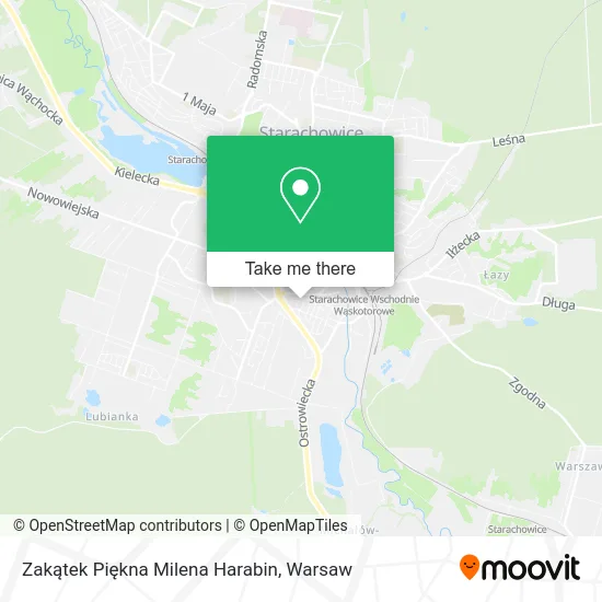 Карта Zakątek Piękna Milena Harabin