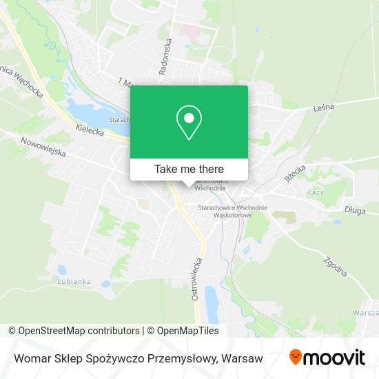 Womar Sklep Spożywczo Przemysłowy map