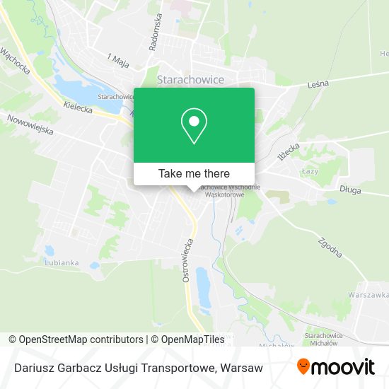 Dariusz Garbacz Usługi Transportowe map