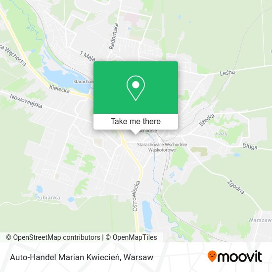 Auto-Handel Marian Kwiecień map