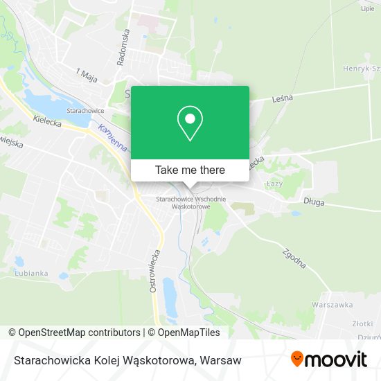 Starachowicka Kolej Wąskotorowa map