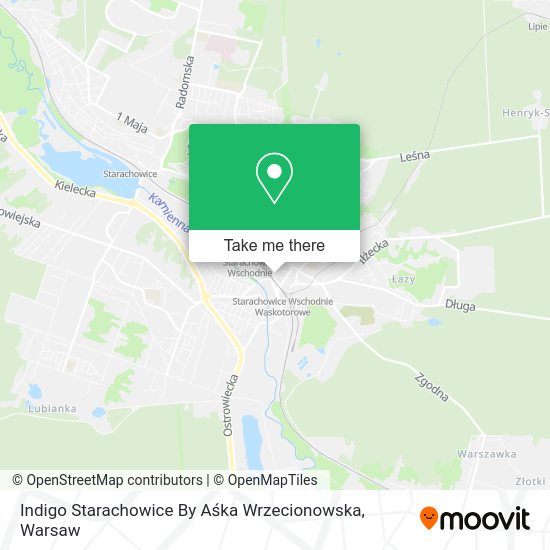 Indigo Starachowice By Aśka Wrzecionowska map