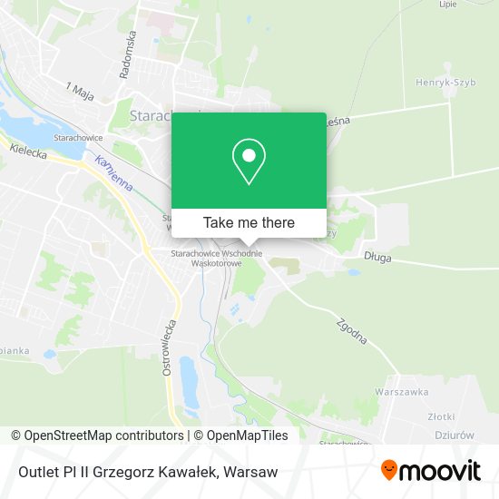 Outlet Pl II Grzegorz Kawałek map