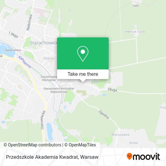 Przedszkole Akademia Kwadrat map