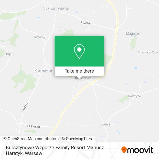 Bursztynowe Wzgórze Family Resort Mariusz Haratyk map