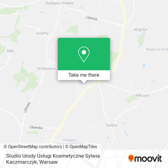 Studio Urody Usługi Kosmetyczne Sylwia Kaczmarczyk map