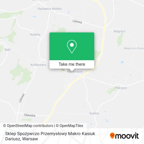 Sklep Spożywczo Przemysłowy Makro Kasiuk Dariusz map