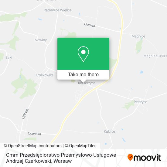 Cmm Przedsiębiorstwo Przemysłowo-Usługowe Andrzej Czarkowski map