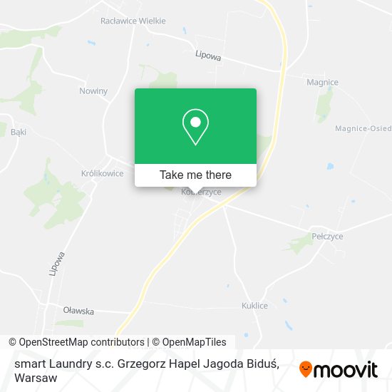 smart Laundry s.c. Grzegorz Hapel Jagoda Biduś map