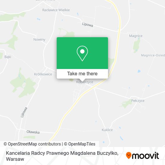 Kancelaria Radcy Prawnego Magdalena Buczyłko map