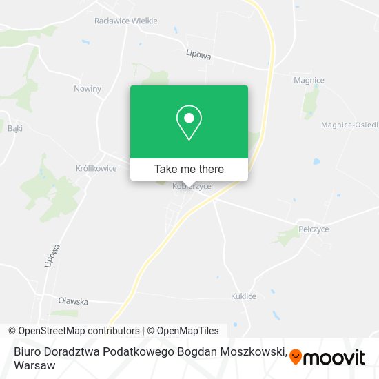 Biuro Doradztwa Podatkowego Bogdan Moszkowski map