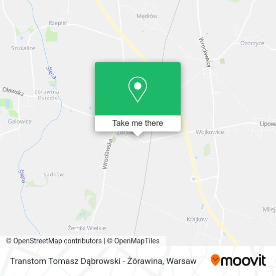 Transtom Tomasz Dąbrowski - Żórawina map