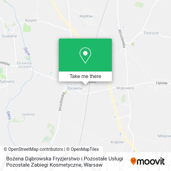 Bożena Dąbrowska Fryzjerstwo i Pozostałe Usługi Pozostałe Zabiegi Kosmetyczne map