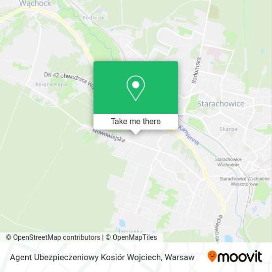 Agent Ubezpieczeniowy Kosiór Wojciech map