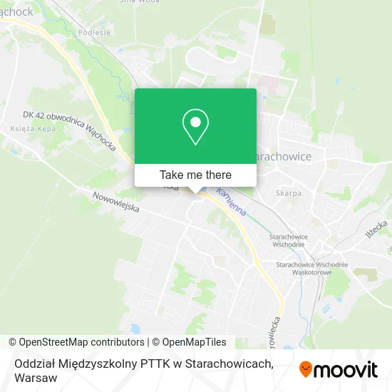 Карта Oddział Międzyszkolny PTTK w Starachowicach