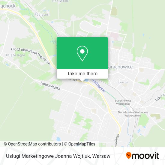 Usługi Marketingowe Joanna Wojtiuk map