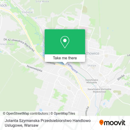 Jolanta Szymanska Przedsiebiorstwo Handlowo Uslugowe map