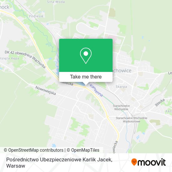 Pośrednictwo Ubezpieczeniowe Karlik Jacek map