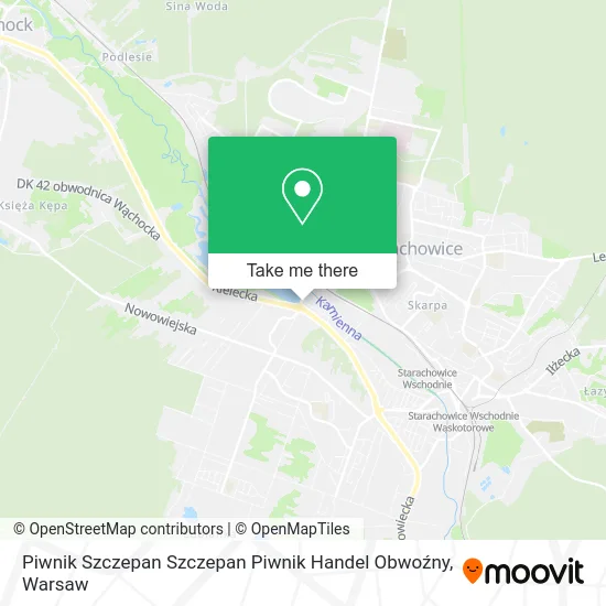 Карта Piwnik Szczepan Szczepan Piwnik Handel Obwoźny