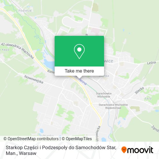 Starkop Części i Podzespoły do Samochodów Star, Man. map