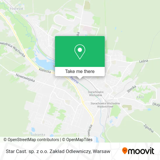 Карта Star Cast. sp. z o.o. Zakład Odlewniczy