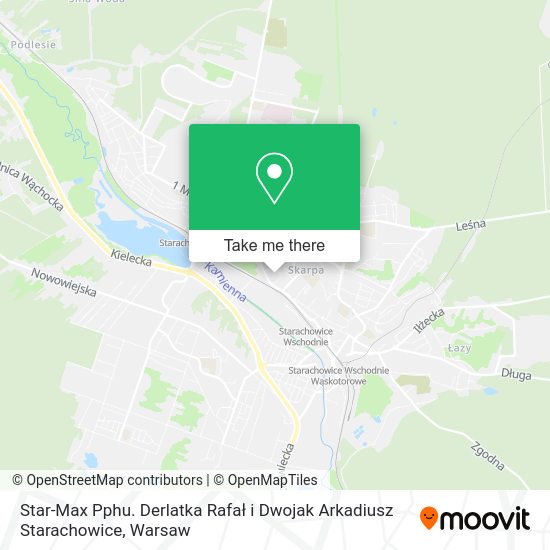 Star-Max Pphu. Derlatka Rafał i Dwojak Arkadiusz Starachowice map