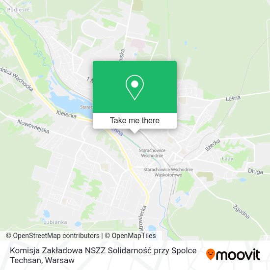 Komisja Zakładowa NSZZ Solidarność przy Spolce Techsan map