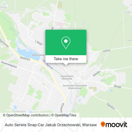 Auto Serwis Snap-Car Jakub Orzechowski map