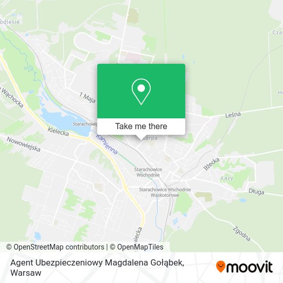 Agent Ubezpieczeniowy Magdalena Gołąbek map