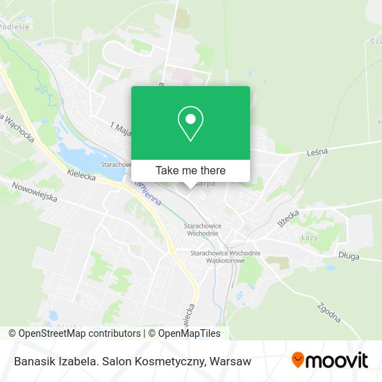 Карта Banasik Izabela. Salon Kosmetyczny