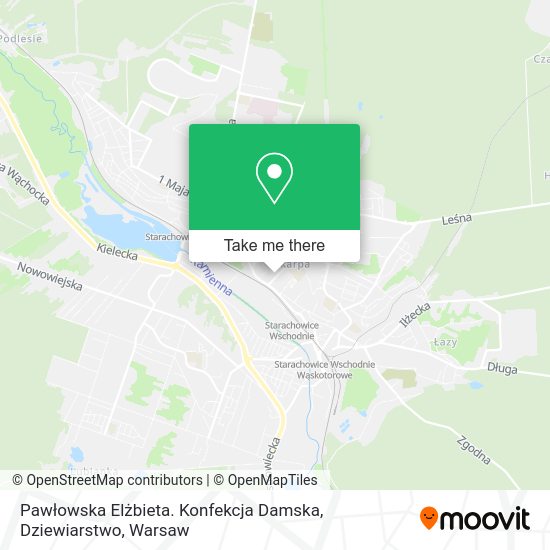 Pawłowska Elżbieta. Konfekcja Damska, Dziewiarstwo map