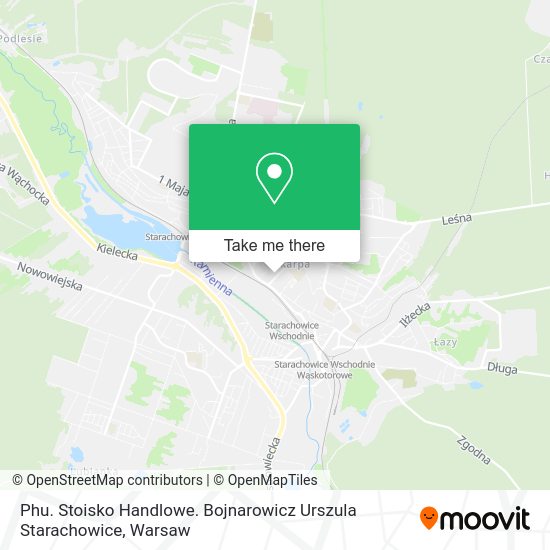 Phu. Stoisko Handlowe. Bojnarowicz Urszula Starachowice map