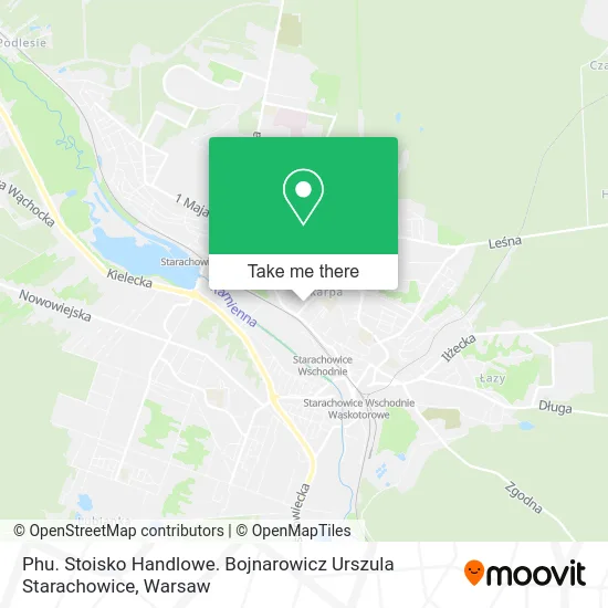 Карта Phu. Stoisko Handlowe. Bojnarowicz Urszula Starachowice