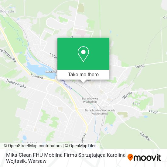 Mika-Clean FHU Mobilna Firma Sprzątająca Karolina Wojtasik map