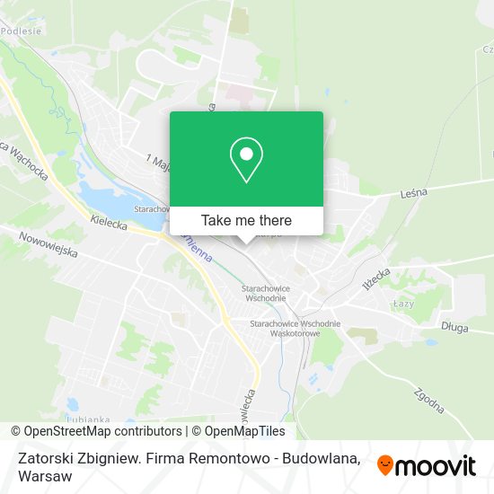 Zatorski Zbigniew. Firma Remontowo - Budowlana map