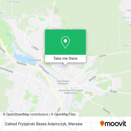 Zakład Fryzjerski Beata Adamczyk map