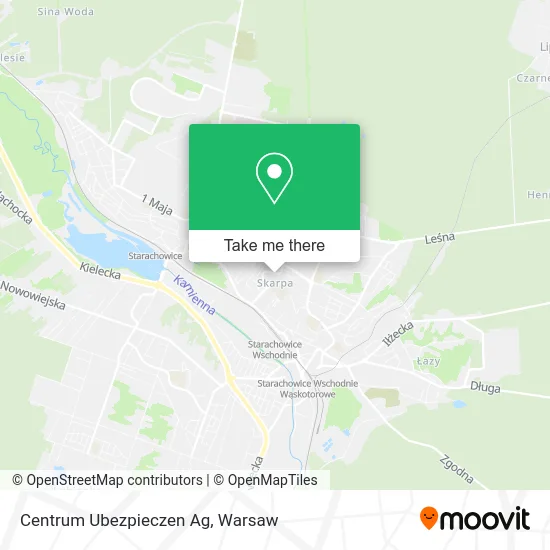 Карта Centrum Ubezpieczen Ag