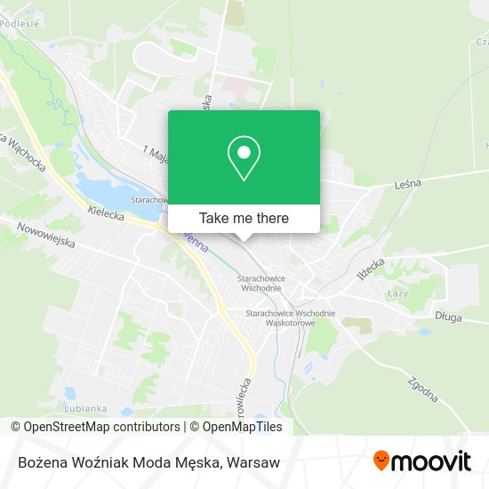 Bożena Woźniak Moda Męska map