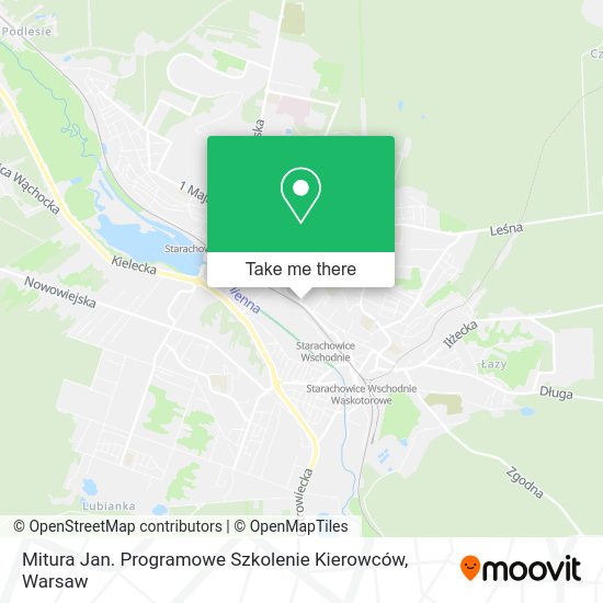 Mitura Jan. Programowe Szkolenie Kierowców map