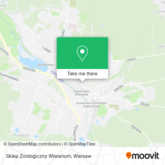 Карта Sklep Zoologiczny Wiwarium