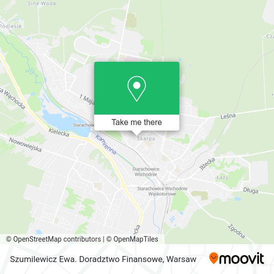 Szumilewicz Ewa. Doradztwo Finansowe map