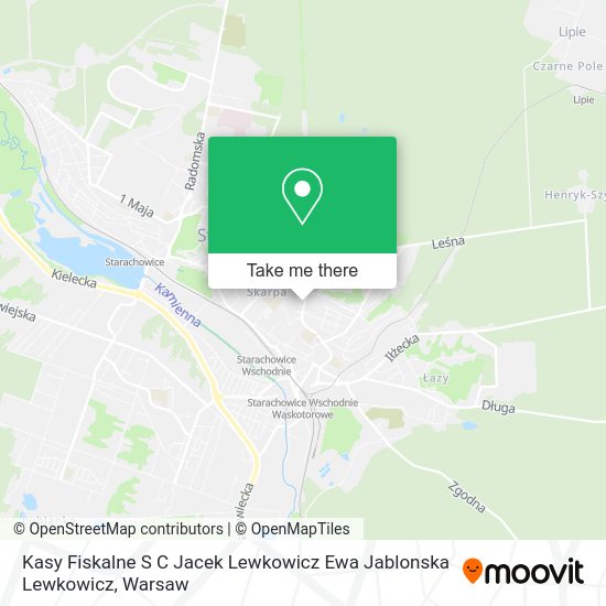 Kasy Fiskalne S C Jacek Lewkowicz Ewa Jablonska Lewkowicz map