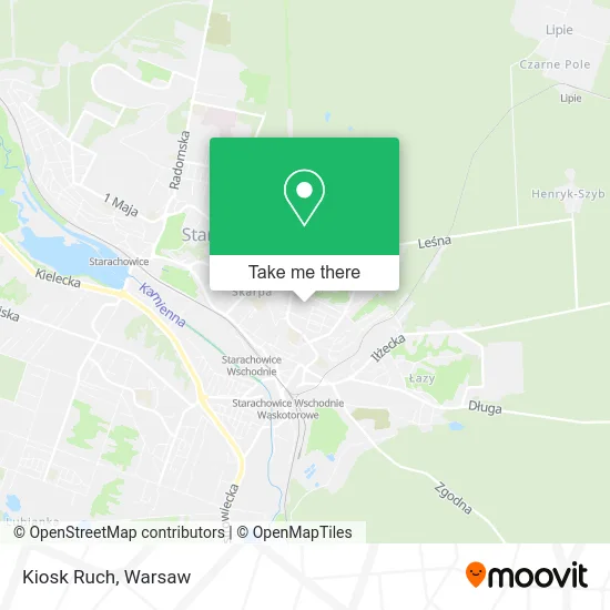 Карта Kiosk Ruch