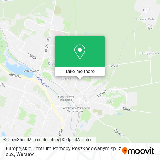 Europejskie Centrum Pomocy Poszkodowanym sp. z o.o. map