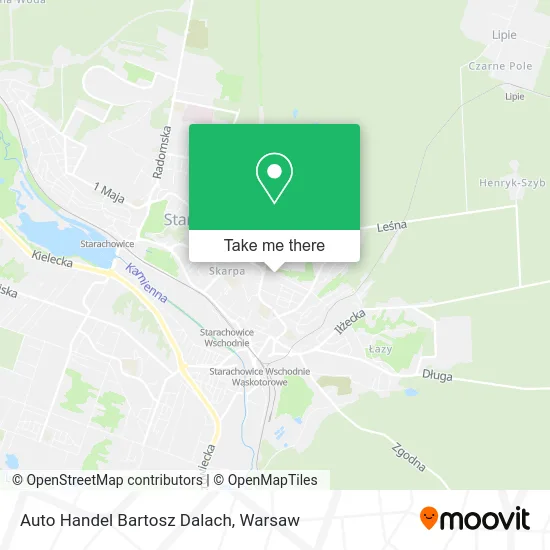 Карта Auto Handel Bartosz Dalach