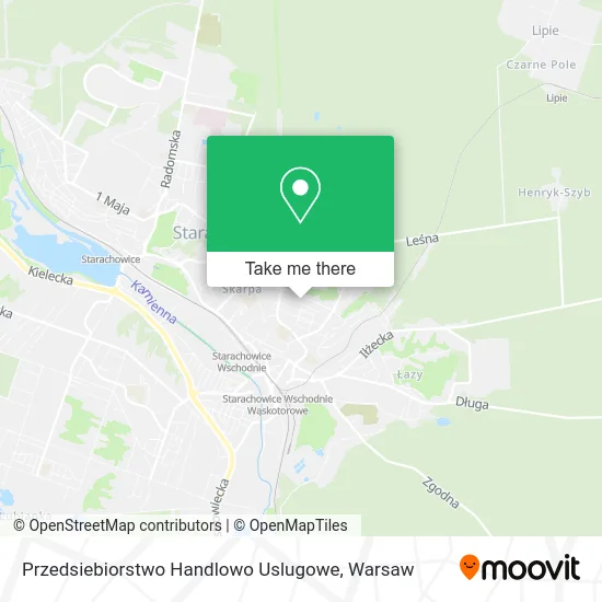 Карта Przedsiebiorstwo Handlowo Uslugowe
