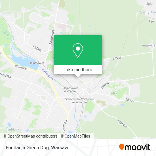 Fundacja Green Dog map